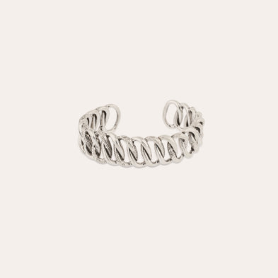 Bracelet Bronx petit modèle argenté
