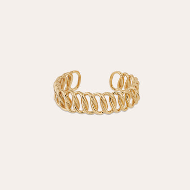 Bracelet Bronx petit modèle doré
