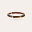 Bracelet Caftan acétate doré - Marron