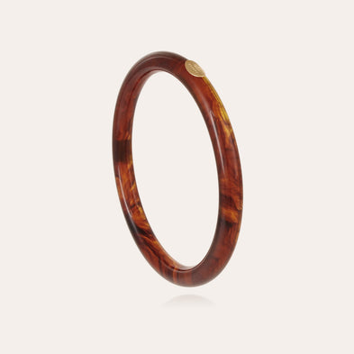 Caftan gold acetate bracelet - Tortoiseshell