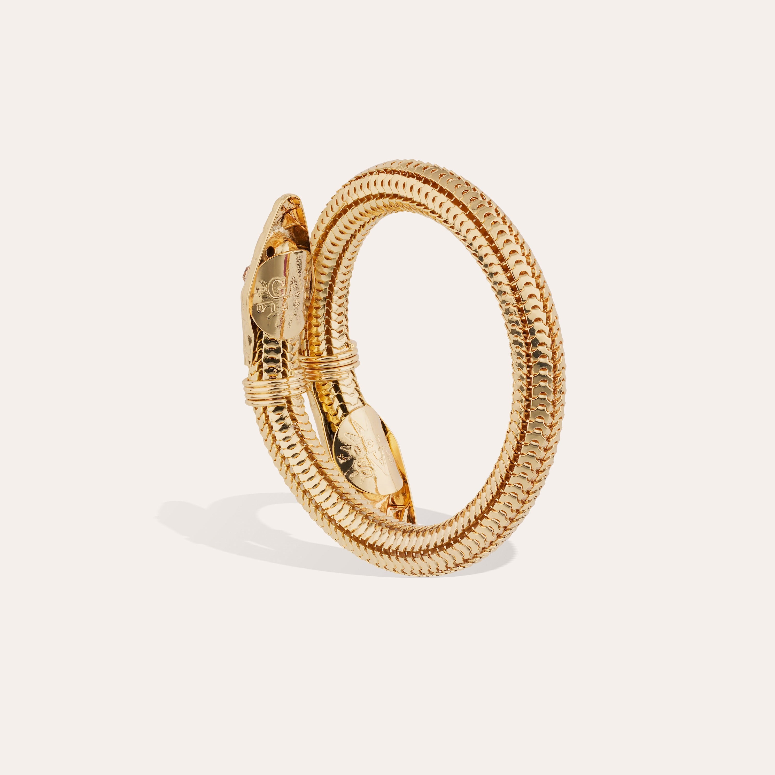 【希少】GAS BIJOUX ガスビジュー バングル スネーク 蛇 ゴールド Gold-Plated Cobra Bracelet – Gas Bijoux