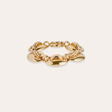 Bracelet Cophea mini doré - Perles nacrées