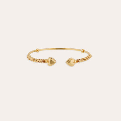 Duality Amore gold bangle bracelet