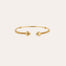 Bracelet jonc Duality Amore doré