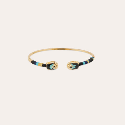Small Gold Scaramouche Duality Bracelet