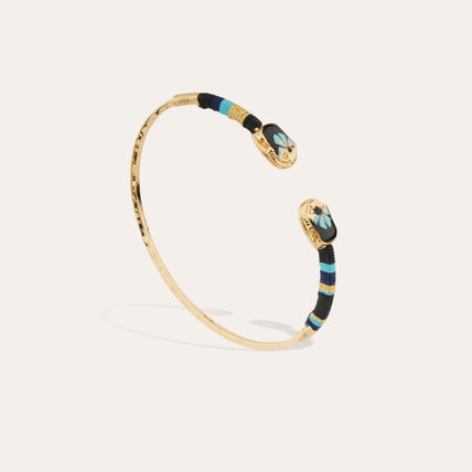 Small Gold Scaramouche Duality Bracelet