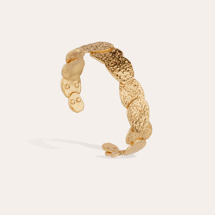 Bracelet jonc Eclipse doré