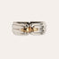 Bracelet Ecume bicolore argenté