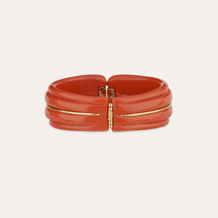 Golden Foam Bracelet - Coral