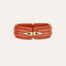 Bracelet Écume doré - Corail