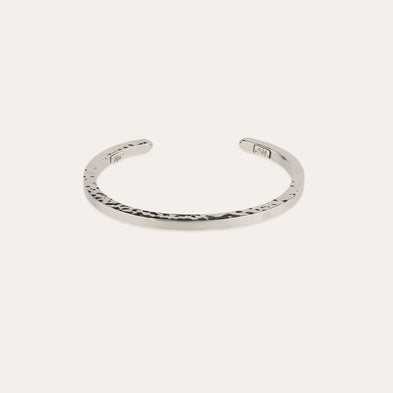 Bracelet Eliot martelé argenté