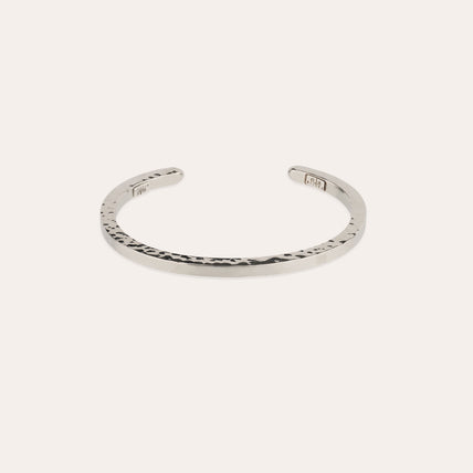 Eliot hammered silver bracelet