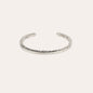 Bracelet Eliot martelé argenté