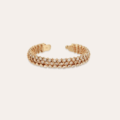 Bracelet Izilda strass doré