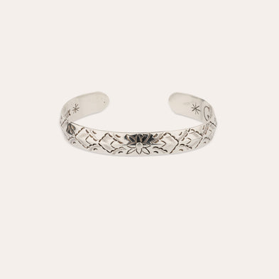 Bracelet jonc Coki argenté