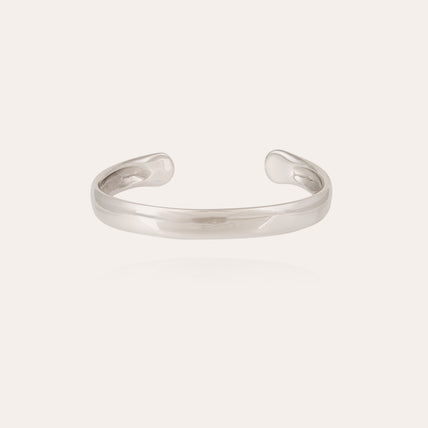 Large size silver-plated Bangle Bracelet