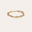 Bracelet Kali cabochons doré - Turquoise Matrix