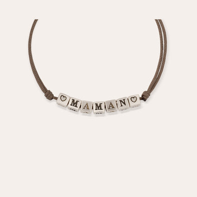 Bracelet Maman argenté