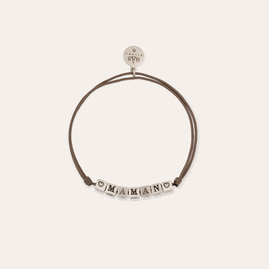 Bracelet Maman argenté
