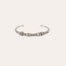 Bracelet Maranzana martelé argenté