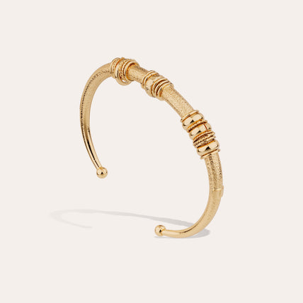 Bracelet Maranzana martelé doré