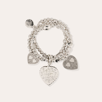 Bracelet Merlin Love argenté