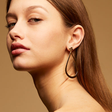 Bibi gold earrings