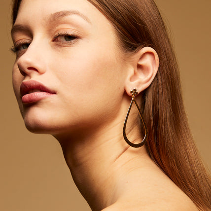 Bibi gold earrings