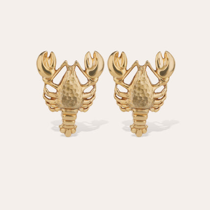 Boucles d'oreilles puce Homarea dorées 