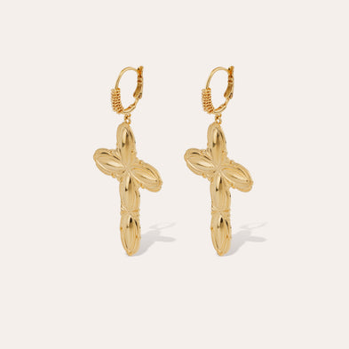 Boucles d'oreilles Tao Pax dorées