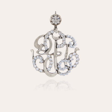 Arabesque small model silver earrings