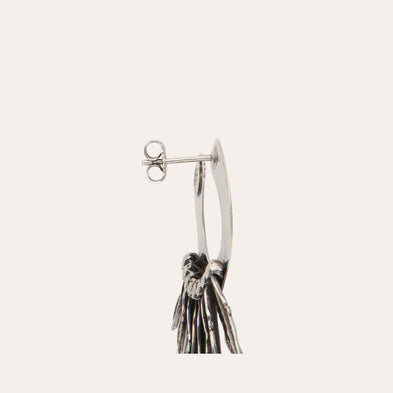 Caracara silver earrings