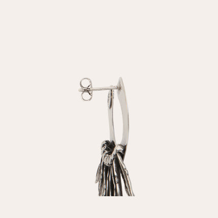 Caracara silver earrings