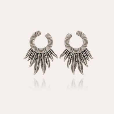 Caracara silver earrings