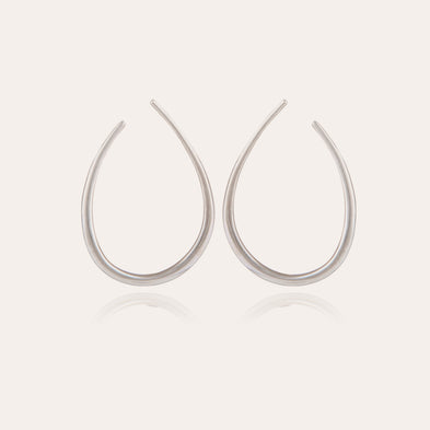 Boucles d'oreilles Bobo argentées