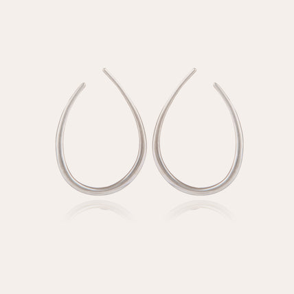 Boucles d'oreilles Bobo argentées