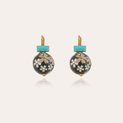Boucles d'oreilles Décalco doré