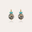 Boucles d'oreilles Décalco doré