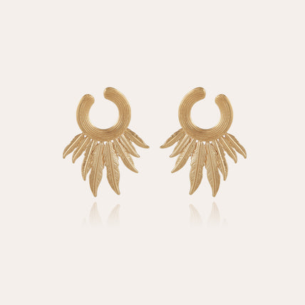 Caracara gold earrings