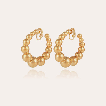 Boucles d'oreilles créoles Andy petit modèle dorées