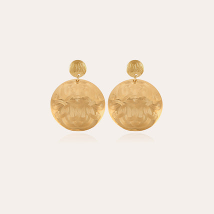 Boucles d'oreilles Diva petit modèle dorées