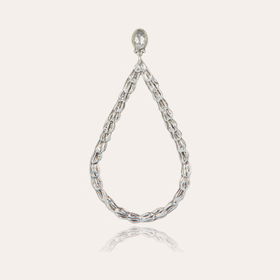 Boucles d'oreilles Bibi Liane argentées