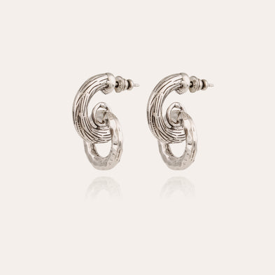 Boucles d'oreilles Lizette argentées