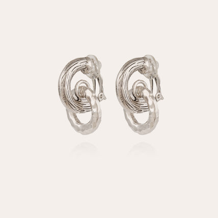 Boucles d'oreilles Lizette argentées