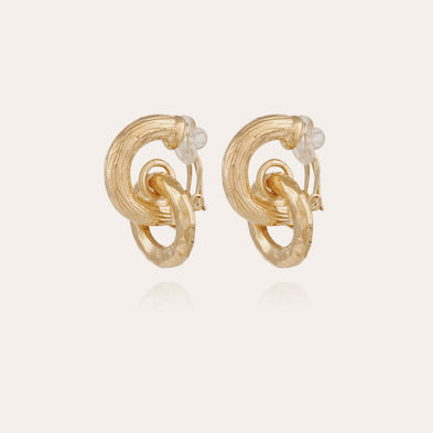 Boucles d'oreilles Lizette dorées