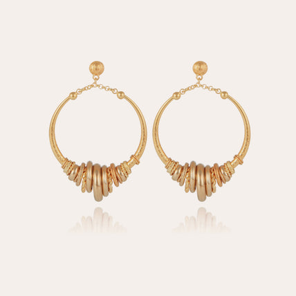 Maranzana gold earrings