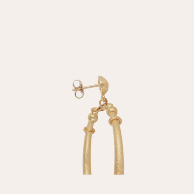 Boucles d'oreilles Maranzana dorées