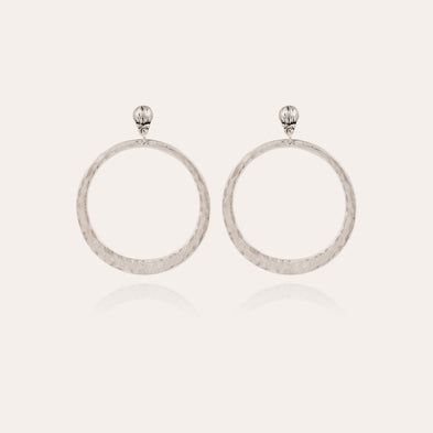 Mimi small silver-tone earrings