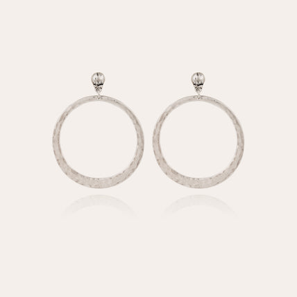 Boucles d'oreilles Mimi petit modèle argentées