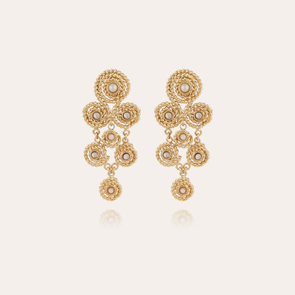 Boucles d'oreilles Mistral petit modèle dorées